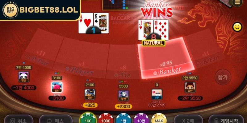 Cửa Banker trong Baccarat