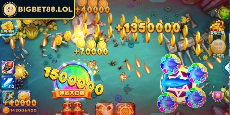 Đổi góc bắn liên tục