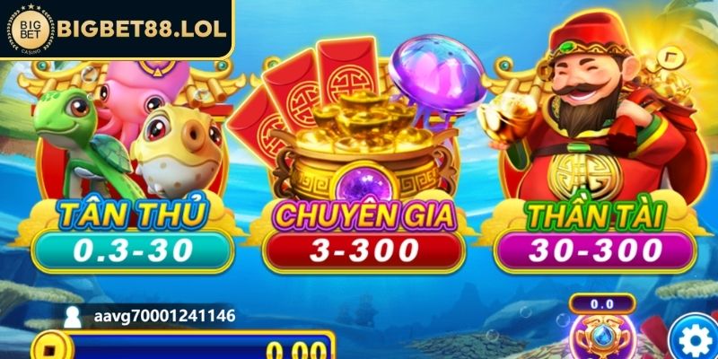 Khái quát game Bắn Cá Thần Tài BigBet88
