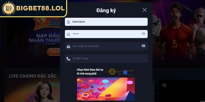 Đăng Ký BigBet88 - Hướng Dẫn Chi Tiết Cho Người Mới Bắt Đầu 2 Hướng dẫn xác minh tài khoản sau khi đăng ký BigBet88