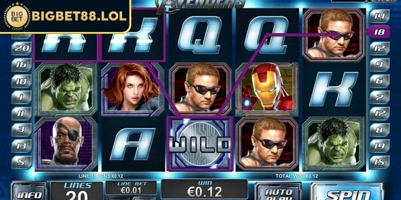 Giữ nhịp Free Spin trong nổ hũ Siêu Anh Hùng BigBet88